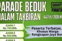 Pamflet parade bedug malam takbiran DPC PPP Kota Depok