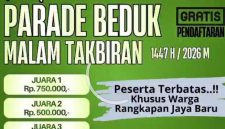 Pamflet parade bedug malam takbiran DPC PPP Kota Depok