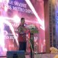 Sambutan Wali Kota Depok, Supian Suri pada acara pisah sambut Kapolres Metro Depok yang berlangsung di Hotel Bumi Wiyata pada Rabu malam (29/07/26). (Foto: Siaran Depok)