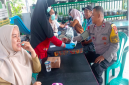 Kegiatan Donor Darah, Gebyar UMKM, dan Cek Kesehatan Gratis yang berlangsung di Balai Warga RW 013, Kelurahan Sukamaju, Kecamatan Cilodong, Kota Depok, 25 Juli 2026. (Sumber foto: Persatuan Unit-Unit Karang Taruna Sukamaju) 