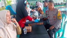 Kegiatan Donor Darah, Gebyar UMKM, dan Cek Kesehatan Gratis yang berlangsung di Balai Warga RW 013, Kelurahan Sukamaju, Kecamatan Cilodong, Kota Depok, 25 Juli 2026. (Sumber foto: Persatuan Unit-Unit Karang Taruna Sukamaju) 