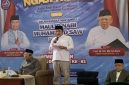 Sambutan dalam acara Ngaji Al-Hikam di Masjid Agung Baitul Kamal disampaikan oleh Wakil Wali Kota Depok, Chandra Rahmansyah, pada Jumat (21/08/26). (Kredit Foto: Siaran Depok/AN Rafi)