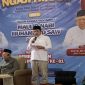 Sambutan dalam acara Ngaji Al-Hikam di Masjid Agung Baitul Kamal disampaikan oleh Wakil Wali Kota Depok, Chandra Rahmansyah, pada Jumat (21/08/26). (Kredit Foto: Siaran Depok/AN Rafi)