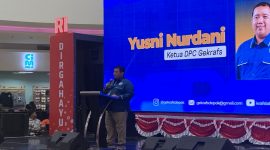 Ketua GEKRAFS Kota Depok Yusni Nurdani. (Foto: Siaran Depok/AN Rafi)
