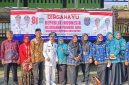 Kelurahan Pondok Jaya usai upacara bendera HUT RI Ke-81 Kemerdekaan.
