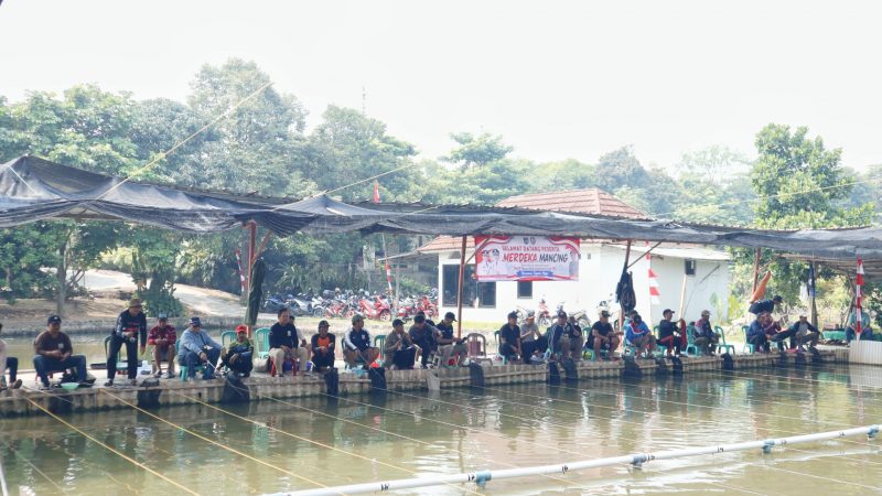 Lomba Mancing bersama keluarga SATPOL PP Kota Depok di Bojong Sari.
