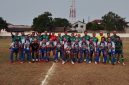 The Legend Pemain Timnas berkumpul di Kukusan untuk memperebutkan Laga Pertandingan Trofeo Brotherhood. (Sumber foto: Dokumentasi narasumber)