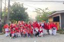 Jalan sehat yang digelar oleh warga RT 004 RW 009 Sukatani. (Sumber foto: Dokumentasi narasumber)