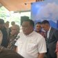 Menteri Lingkungan Hidup, Jumhur Hidayat saat diwawancarai pada peringatan Hari Danau Sedunia 2026 di Kampus Universitas Indonesia (UI) Depok, Kamis (27/8/2026). (Sumber foto: Siaran Depok/AN Rafi)

