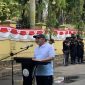 Sambutan Wakil Wali Kota Depok, Chandra Rahmansyah pada giat Operasi Kebersihan (OPSIH) di lingkungan perkantoran pemerintahan di GDC Depok. (Jumat, 28 Agustus 2026). (Sumber foto: Siaran Depok/AN Rafi)