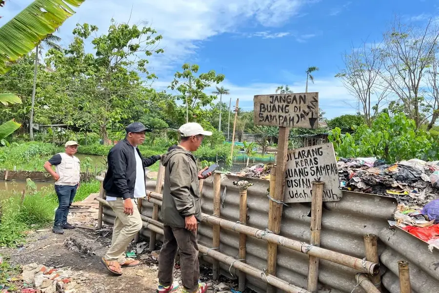 Salah satu TPS liar yang ditindak oleh Tim Maung ASRI. (Sumber foto: Dokumentasi Tim Maung ASRI)