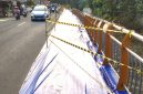 Kondisi terakhir trotoar yang ada di Jalan Raya Sawangan, Pancoran Mas. (Sumber foto: Jurnal Depok)