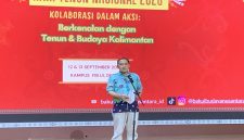 Kehadiran Wakil Wali Kota Depok, Chandra Rahmansyah, mewarnai peringatan HUT ke-4 Bakul Budaya Nusantara yang digelar di Auditorium Soe Hok Gie, Fakultas Ilmu Pengetahuan Budaya UI, Minggu (13/9/2026). (Foto: Siaran Depok/AN Rafi)