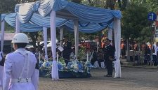 Pada Rabu (23/9/2026), Wali Kota Depok Supian Suri bertindak sebagai inspektur upacara pada Peringatan Hari Perhubungan Nasional (Harhubnas) 2026 tingkat kota, yang diselenggarakan di halaman Kantor Dishub Kota Depok. (Foto: Siaran Depok/AN Rafi)