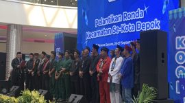 Pengurus Rombongan Pemuda (Ronda) Kumpulan Orang-Orang Depok (KOOD) Berbudaya Kecamatan se-Kota Depok periode 2026-2031 dilantik dan disaksikan oleh Wali Kota Depok, Supian Suri pada  Sabtu (26/09/26). (Sumber foto: Siaran Depok/AN Rafi)