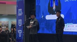 Sambutan Wali Kota Depok, Supian Suri pada peringatan milad ke-26 KOOD di Mall Pesona Square, Sabtu (26/09/2026).
