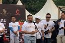 Sambutan sekaligus pelepasan PaSKI Fun Walk yang disampaikan oleh Wali Kota Depok, Supian Suri pada Minggu (27/09/2026). (Sumber foto: Siaran Depok/AN Rafi)
