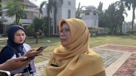 Kepala Disnaker Kota Depok, Nessi Annisa Handari saat ditemui pada Senin (28/09/2026). (Sumber foto: Siaran Depok/AN Rafi)