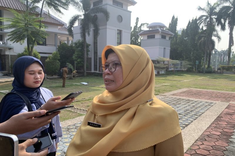 Kepala Disnaker Kota Depok, Nessi Annisa Handari saat ditemui pada Senin (28/09/2026). (Sumber foto: Siaran Depok/AN Rafi)