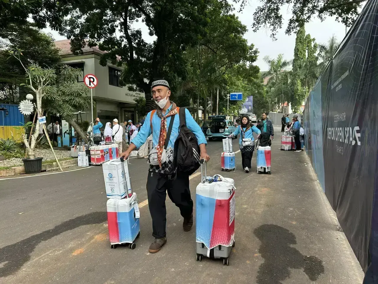 Ilustrasi jamaah Haji dari Kota Depok. (Sumber foto: Diskominfo Depok)
