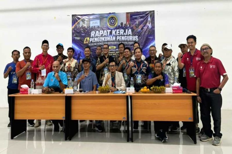 Rapat Kerja FSSKD Tahun 2026 sekaligus Pengukuhan Pengurus FSSKD Periode 2026–2030 oleh Dinas Pemuda, Olahraga, Kebudayaan, dan Pariwisata (Disporyata) Kota Depok. (Foto: Sumber istimewa)
