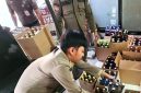 Ribuan botol miras disita Satpol PP Depok dalam razia yang diinstruksikan oleh Wali Kota Depok, Supian Suri. (Sumber foto: Dokumentasi Satpol PP Kota Depok)