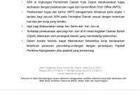 Surat Edaran Wali Kota Depok mengenai sistem bekerja ASN Pemerintah Kota Depok. (Sumber foto: Istimewa)