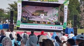Fun Walk BKPRMI yang dilaksanakan di Alun-Alun Timur GDC pada Minggu (27/09/2026). (Sumber foto: Dokumentasi Istimewa)
