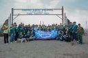 Kolaborasi bersama antara Deep Ocean dan komunitas Radio Relawan Depok (RRD), serta komunitas lingkungan lainnya melaksanakan aksi bersih pantai di Pesisir Pantai Tanjung Pasir, Kabupaten Tangerang. (Sumber foto: Dokumentasi Istimewa)

