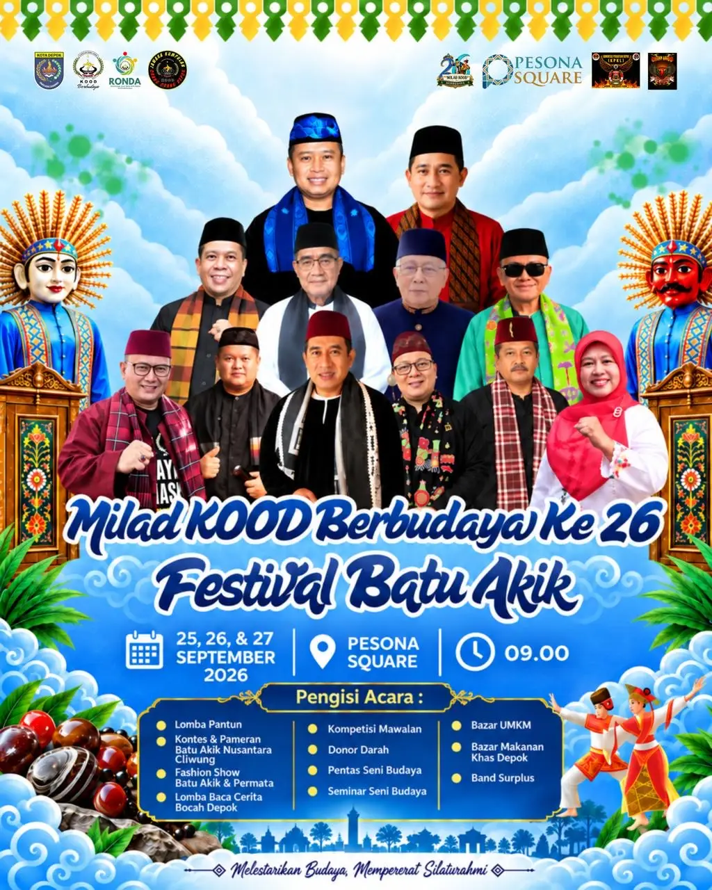 Poster milad ke-26 KOOD Berbudaya. (Sumber gambar: KOOD Berbudaya)