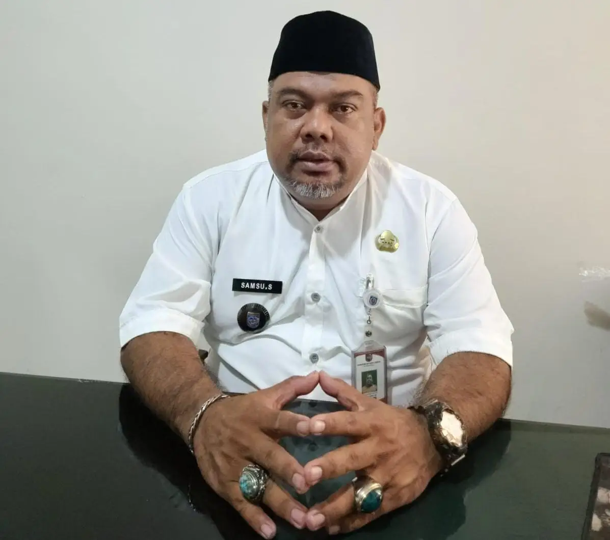 Lurah Beji, Samsu Sadikin. (Foto: Dokumentasi Narasumber)