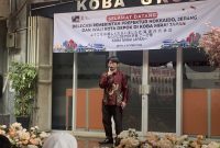 Sambutan yang disampaikan oleh Direktur Kebijakan Tenaga Kerja Asing Pemerintah Prefektur Hokkaido, Eiji Yamamoto pada saat mengunjungi LPK Koba Mirai Japan pada Kamis (08/10/26).