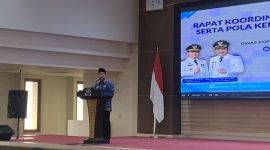 Arahan kepada pengurus Koperasi Kelurahan Merah Putih di Kota Depok disampaikan oleh Wali Kota Depok, Supian Suri yang bertempat di Aula Dibaleka 2 Lantai 10 pada Rabu (28/10/2026). (Sumber foto: Siaran Depok/AN Rafi)