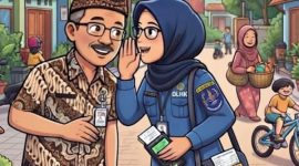 Ilustrasi penarikan tak resmi yang dilakukan oleh petugas retribusi sampah. (Sumber foto: Istimewa)