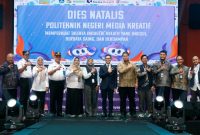Kegiatan Dies Natalis ke-18 Politeknik Negeri Media Kreatif (Polimedia) yang digelar pada Rabu (7/10/2026) di Hall Tower, Kampus Polimedia Jakarta. (Sumber foto: Istimewa)
