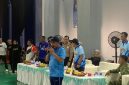 Wakil Wali Kota Depok, Chandra Rahmansyah saat memberikan sambutan sekaligus membuka gelaran Kejurkot PBVSI Kota Depok Tahun 2026 pada Jumat (23/10/2026). (Sumber foto: Siaran Depok/AN Rafi)