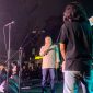 Wali Kota Depok, Supian Suri menyapa para pengunjung Depok Open Space pada gelaran Depok Youth Fest yang bertempat di Depok Open Space, Sabtu (24/10/2026)