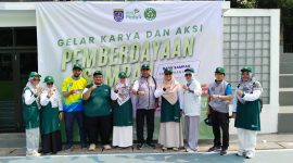 Yayasan Peduli Lingkungan Sehat, PLN Peduli dan Kormi melaksanakan  Festival Bank Sampah Gelar Kary serta aksi Pemberdayaan Sampah. (Sumber foto: Istimewa)