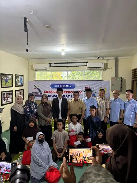Doa bersama Koni dan Pemkot Depok menjelang Porpov Jabar 2026. (Foto: Diskominfo Depok)