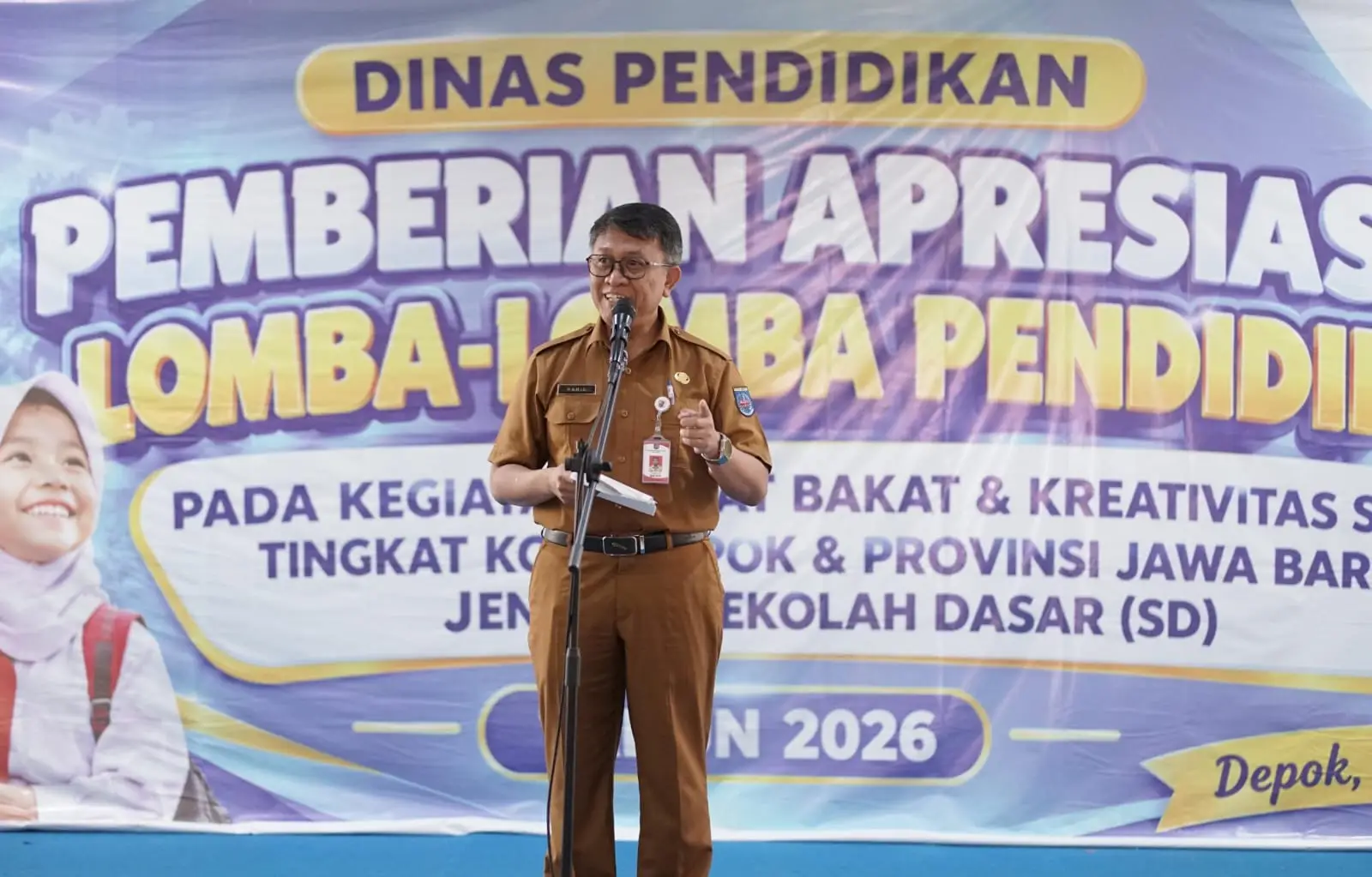 Kepala Dinas Pendidikan (Disdik) Kota Depok, Wahid Suryono. (Foto: Humas Dokpim)